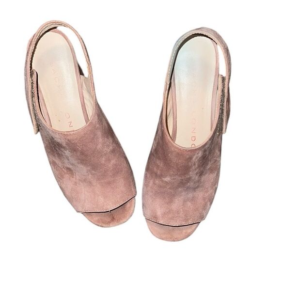 Sacha London Pink Suede Platform Size 6 - Picture 1 of 5